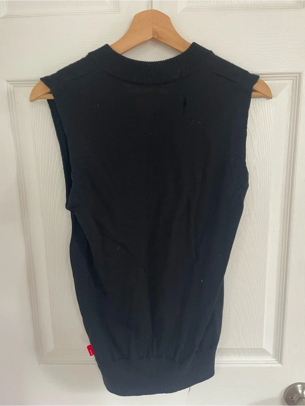 WTAPS Black V-Neck Sweater Vest
